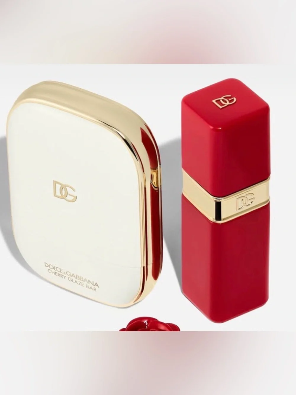 Dolce & Gabbana Pop & Glow Lip & Blush kit with cosmetic bag